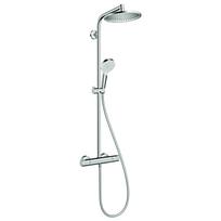Termostatinė lietaus dušo sistema HANSGROHE Crometta S 240 1jet, chromas, 27267000