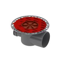 Trapa horizontalus TECEdrainpoint S DN 100 su "sausu" sifonu