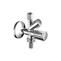 Kampinis kombinuotas ventilis SCHELL Comfort 1/2" x 3/4" x 1/2"