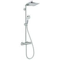 Termostatinė lietaus dušo sistema HANSGROHE Crometta E 240 1jet, chromas, 27271000