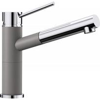 Kitchennis (plautuvės) maišytuvas BLANCO ALTA-S Compact, aliuminio metalinė/chromuotas su ištraukiamu snapeliu