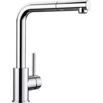Kitchen (plautuvės) maišytuvas BLANCO MILA-S, chromuotas, su ištraukiama žarnele