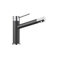 Kitchennis (plautuvės) maišytuvas BLANCO ALTA Compact, anthracito/chromuotas
