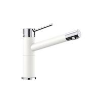 Kitchennis (plautuvės) maišytuvas BLANCO ALTA Compact, baltas/chromuotas