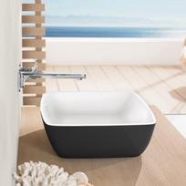 Praustuvas pastatomas VILLEROY & BOCH Artis, juodas 58 x 38 cm
