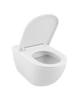 Pakabinamas unitazas VILLEROY & BOCH Subway 2.0 Direct Flush WC su SlimSeat dangčiu, White Alpin, 5614R201