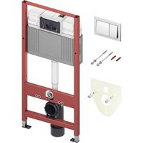 Potinkinis universalus unitazo (WC) rėmo rinkiniai TECEbase (4 in 1), mygtukas Base chromuotas