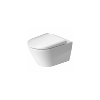 Pakabinamas unitazas DURAVIT D-Neo Rimless su Soft close dangčiu