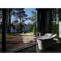 Stone masės vonia PAA Bel Canto, balta, 850 x 1800 mm