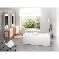 Stone masės vonia PAA Infinity, balta, 795 x 1795 mm