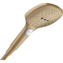 Dušo galvutė HANSGROHE Raindance Select E 120 3 jet Ecosmart, Šlifuota bronza, 26520140