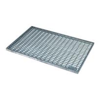 Batų valymosi grotelės cinkuoto plieno 9 x 31 mm tinktūra ACO Vario 750 x 500 mm, 01208