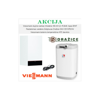 Akcijinis VIESSMANN 19 kW iš DRAŽICE 125 l šildymo įrangos komplektai