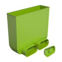 Plastikinė grindų grotelių dėžutė UBBINK Air Excellent 318 x 96 mm - 2 x Dn 100 x 50 mm