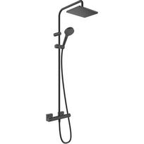 Termostatinė dušo sistema HANSGROHE Vernis Shape 230, juodas-matinis, 26286670