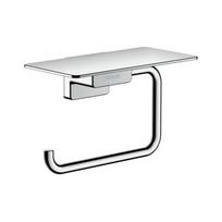 Laikiklis tualetiniam popieriui su lentynėle HANSGROHE AddStoris 41772000, chromo