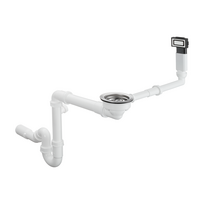 Sifonas plautuvei HANSGROHE vietą taupantis, 43921800