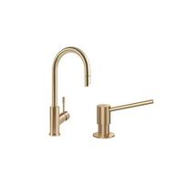 Maišytuvas plautuvei su muilo dozatoriais VILLEROY & BOCH Umbrella Flex, 92540003+92362003