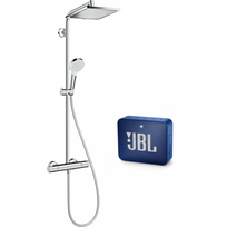 Termostatinė lietaus dušo sistema HANSGROHE Crometta E 240 Varia, 26785000 + JBL dovana