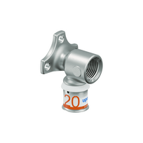 Alkūnė tvirtinama metalinė UPONOR S-Press PLUS 20 x 1/2"" vidurys H 39 mm