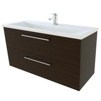Apatinė spintelė su praustuv(2 stalčiai) KAMĖ Scandic 81 cm, juodo ąžuolo