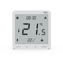 Virštinkinis programuojamas patalpos termostatai TECH EU-T-3.1, balti