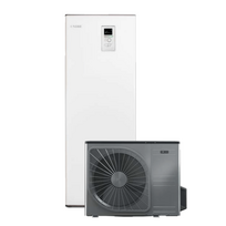 Shilumos siurblys NIBE L6 Split -HT 6 su integruota 180 l talpa karta vandeniui, galia 4-6 kW