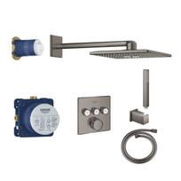 Potinkinis termostatinis dušo komplektas GROHE Grohtherm SmartControl, grafitas