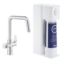 Virtuvė (plautuvės) maišytuvas GROHE Blue Pure Eurosmart Starter Kit su atbuliniu osmoso filtru, 30586000