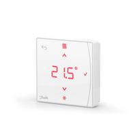 Bevielis virštinkinis patalpos temperatūros/drėgmės termostatas su ekranu iš IR jutiklių DANFOSS Icon2™