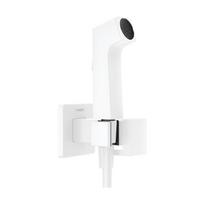 Potinkinio bidete dešelio rinkinys HANSGROHE Square 1jet, baltas-matinis, 29233700