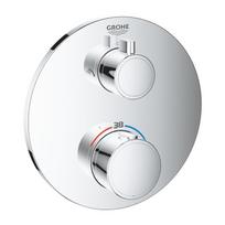 Potinkinis termostatinis dušo maišytuvas GROHE Grohtherm 2 išėjimų, chromas, 24076000
