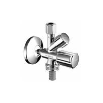Kampinis kombinuotas ventilis SCHELL Comfort 1/2" x 3/4" x 3/8"