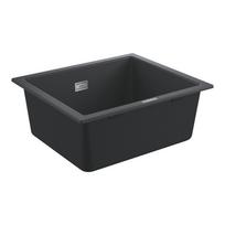 Kompozitinė plautuvė GROHE K700U 533x457 mm, granito juoda, 31654AP0
