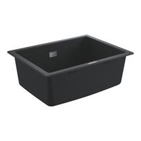 Kompozitinė plautuvė GROHE K700U 610x460 mm granito juoda, 31655AP0