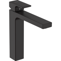 Praustuvo maišytuvas su dugno vožtuvu HANSGROHE Vernis Shape 190, juodas-matinis, 71562670