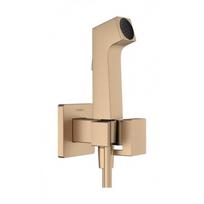 Potinkinio bidete dešelio rinkinys HANSGROHE Square 1jet, šveista bronza, 29233140