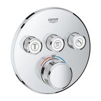 Potinkinis termostatinis dušo maišytuvas GROHE Grohtherm SmartControl 3 išėjimų, chromas, 29121000