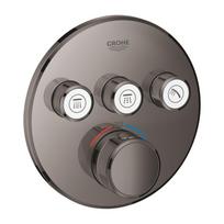 Potinkinis termostatinis dušo maišytuvas GROHE Grohtherm SmartControl 3 išėjimų, hard graphite, 29121A00
