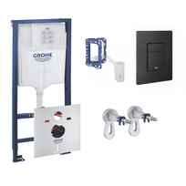 Potinkinio (WC) rėmo rinkiniai GROHE Rapid SL 5 in 1 Skate Cosmopolitan Phantom black