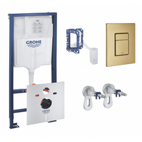 Potinkinio (WC) rėmo rinkinys GROHE Rapid SL 5 in 1 Skate Cosmopolitan Šepečiu vėsus saulėtekis