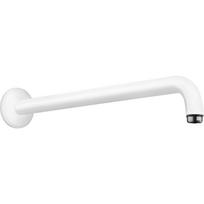Dušo galvos laikiklis iš sienos HANSGROHE 38,9 cm, Matt White, 27413700