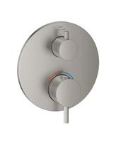 Potinkinis termostatinis dušo maišytuvas GROHE Atrio 2 išėjimų, supersteel, 24358DC0