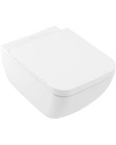 Pakabinamas unitazas VILLEROY & BOCH Collaro Direct Flush WC su Soft-close dangčiu Ceramic plus danga, 4626RSR1