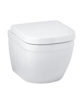 Pakabinamas unitazas GROHE Euro Ceramic Rimless Compact su sėdyne ir softclosing dangčiu
