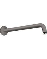 Dušo galvos laikiklis iš sienos HANSGROHE 38,9 cm, Brushed Black Chrome, 27413340