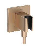 Vandens išvadas potinkiniam dušui HANSGROHE FixFit E Square, šveista bronza, 26889140