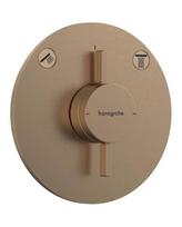 Potinkinis vandens maišytuvas HANSGROHE DouTurn E 2 funkcijų, šveista bronza, 75418140