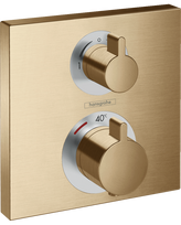 Termostatas HANSGROHE Ecostat Square 2 funkcijų, šveista bronza, 15714140