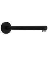 Dušo galvos laikiklis iš sienos HANSGROHE 39 cm, Matt Black, 24357670